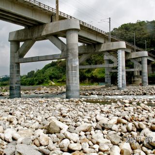 環島鐵路整體系統安全提昇計畫(臺中線大甲溪橋P2-P10橋基換底工程)