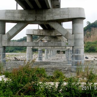 環島鐵路整體系統安全提昇計畫(臺中線大甲溪橋P2-P10橋基換底工程)